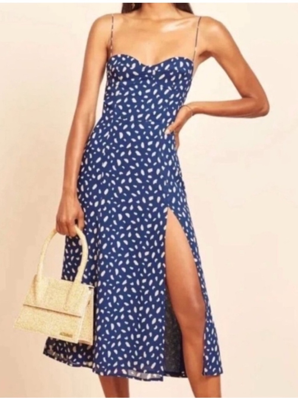 Reformation Juliette Midi Dress Moray 6